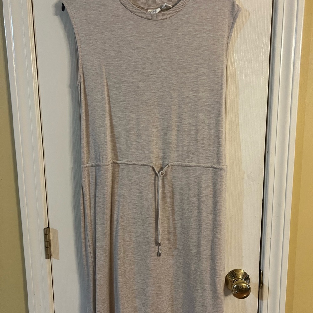 C&C California Light Tan Midi Dress